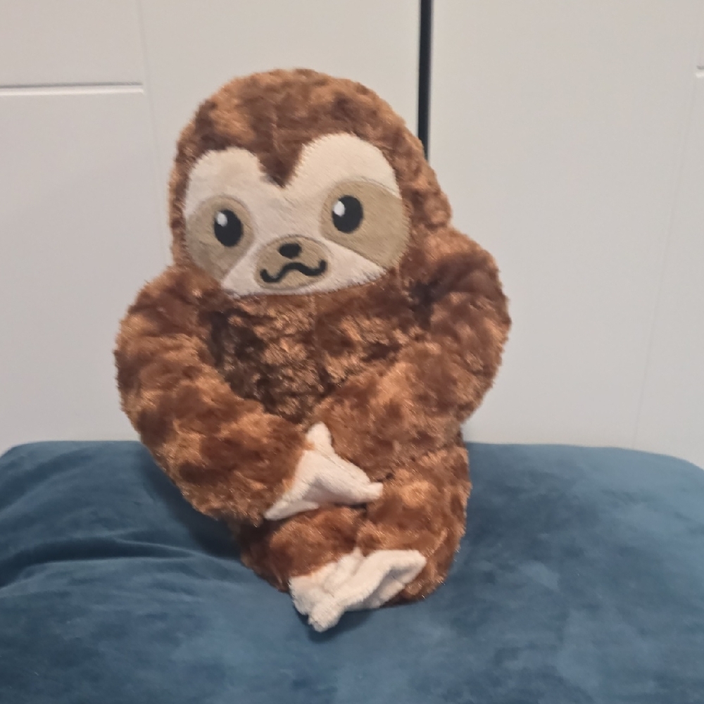 Handmade Adorable Brown Sloth Plush Toy